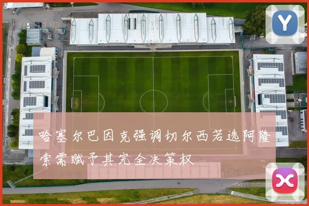 哈塞尔巴因克强调切尔西若选阿隆索需赋予其完全决策权